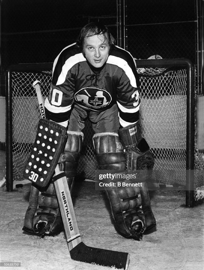 Player Gerry Cheevers...