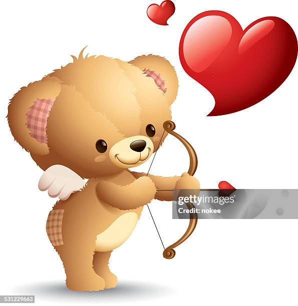teddy-cupid - cupid stock illustrations