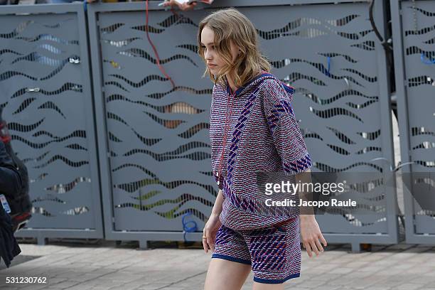 Lily-Rose Depp arrives at 'The Dancer' Photo call during the annual 69th Cannes Film Festival at on May 13, 2016 in Cannes, France.