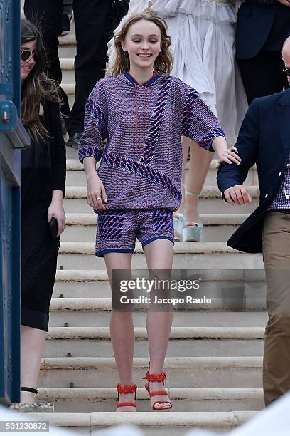 Lily-Rose Depp arrives at 'The Dancer' Photo call during the annual 69th Cannes Film Festival at on May 13, 2016 in Cannes, France.