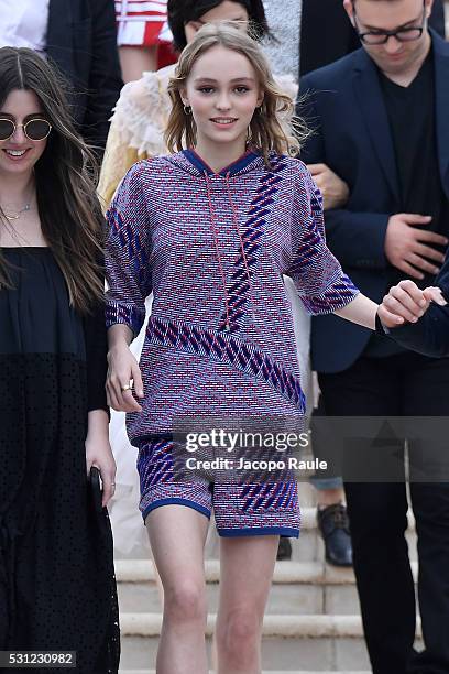 Lily-Rose Depp arrives at 'The Dancer' Photo call during the annual 69th Cannes Film Festival at on May 13, 2016 in Cannes, France.