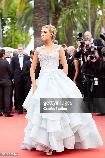 Blake Lively attends the screening of "Slack Bay " at the annual 69th Cannes Film Festival at Palais des Festivals on May 13, 2016 in Cannes, France.