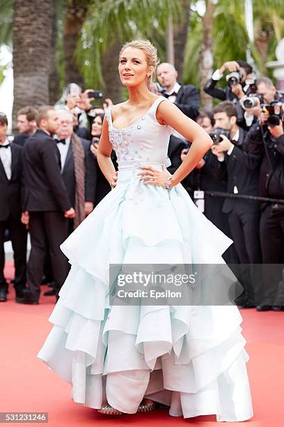 Blake Lively attends the screening of "Slack Bay " at the annual 69th Cannes Film Festival at Palais des Festivals on May 13, 2016 in Cannes, France.