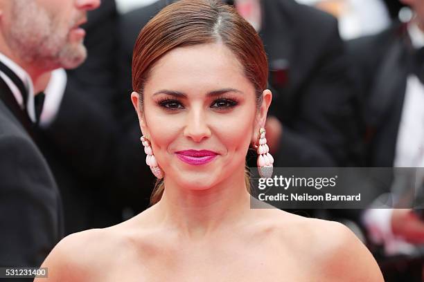 Cheryl Cole attends the "Slack Bay " premiere during the 69th annual Cannes Film Festival at the Palais des Festivals on May 13, 2016 in Cannes,...