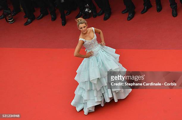 Actress Blake Lively attends the "Slack Bay " premiere during the 69th annual Cannes Film Festival at the Palais des Festivals on May 13, 2016 in...
