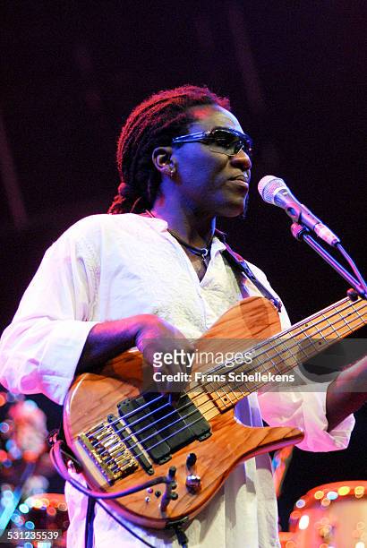 Richard Bona, bass, performs at the North Sea Jazz Festival in Ahoy on July 15th 2006 in Rotterdam, Netherlands.