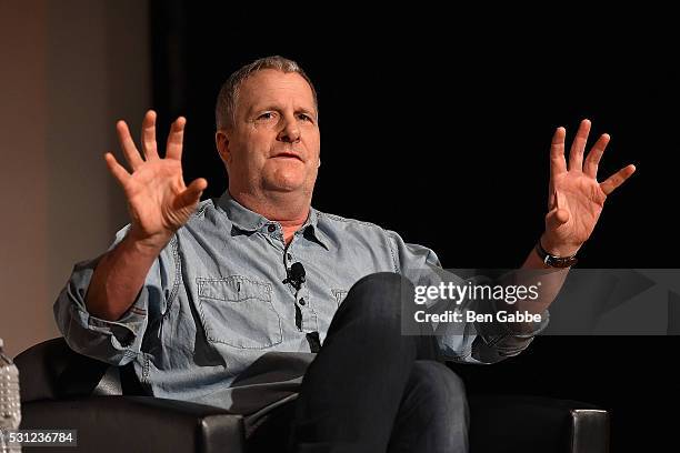 Actor Jeff Daniels speaks during the SAG-AFTRA Foundation Conversations On Broadway at The New School on May 13, 2016 in New York, New York.