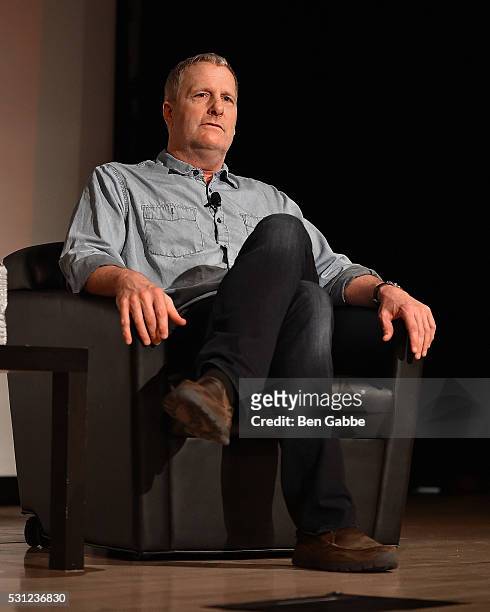 Actor Jeff Daniels speaks during the SAG-AFTRA Foundation Conversations On Broadway at The New School on May 13, 2016 in New York, New York.