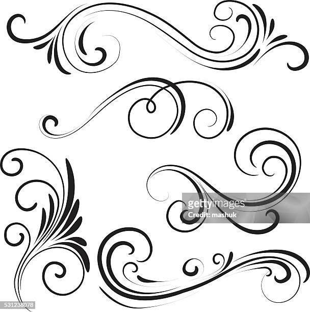 swirl - swirl pattern stock illustrations