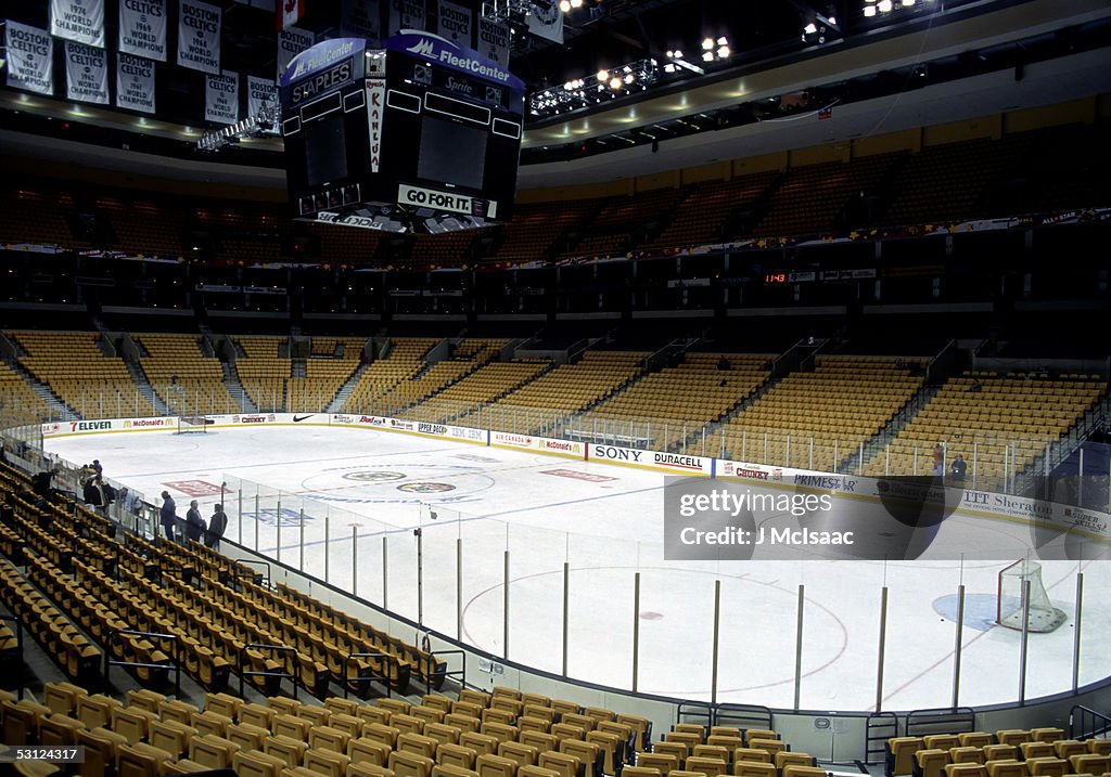 The Fleet Center home of the Boston Bruins...