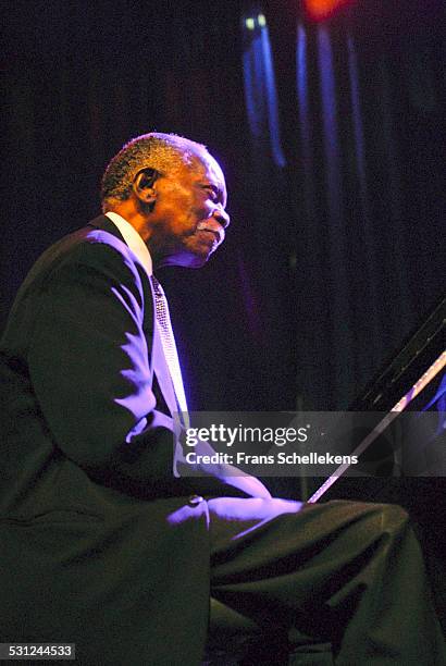 Hank Jones, piano, performs at the North Sea Jazz Festival in Ahoy on July 15th 2006 in Rotterdam, Netherlands.