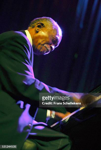 Hank Jones, piano, performs at the North Sea Jazz Festival in Ahoy on July 15th 2006 in Rotterdam, Netherlands.