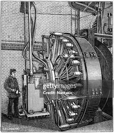 Revolving Field Operation Siemens Revolving Field Model For Electricity High-Res Vector Graphic ...