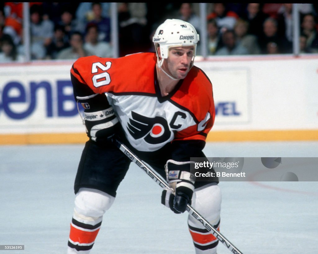 Dave Poulin Signed NHL Hockey Photo Philadelphia Flyers
