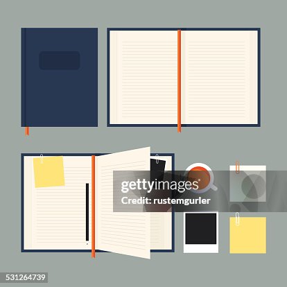 Flat notebook set Flat notebook set