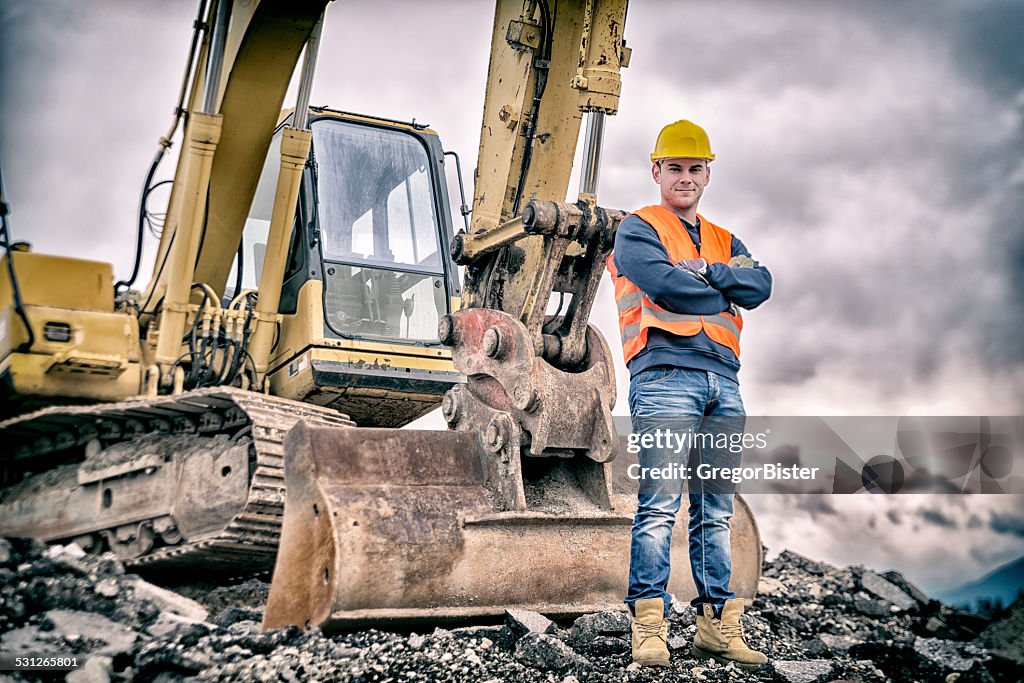 Erde Digger Fahrer
