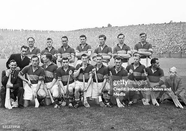Tipperary v Kilkenny in All Ireland Semi Final. Tipperary Team. 1958 .