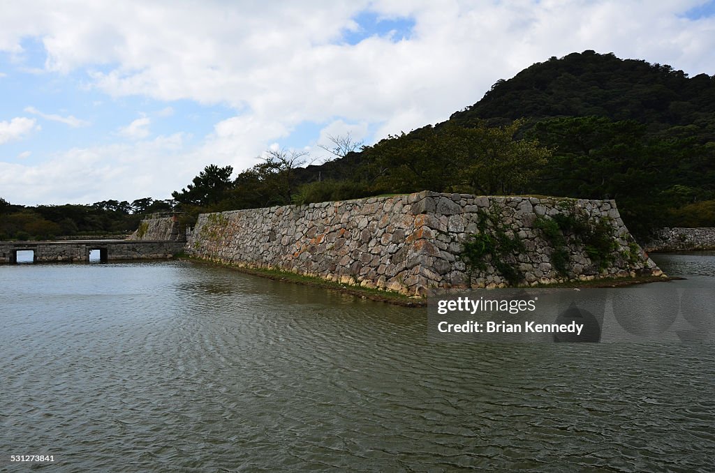 Hagi Castle Inner Moat Bridge
