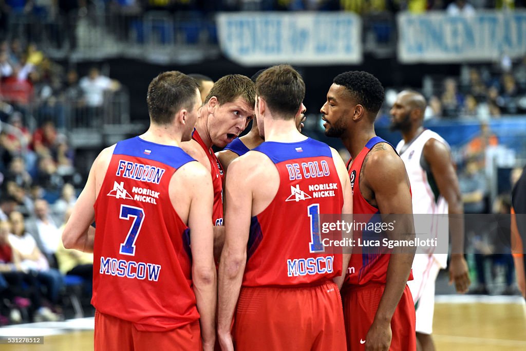 Semifinal 2 CSKA Moscow v Lokomotiv Kuban Krasnodar - Turkish Airlines Euroleague Final Four Berlin 2016