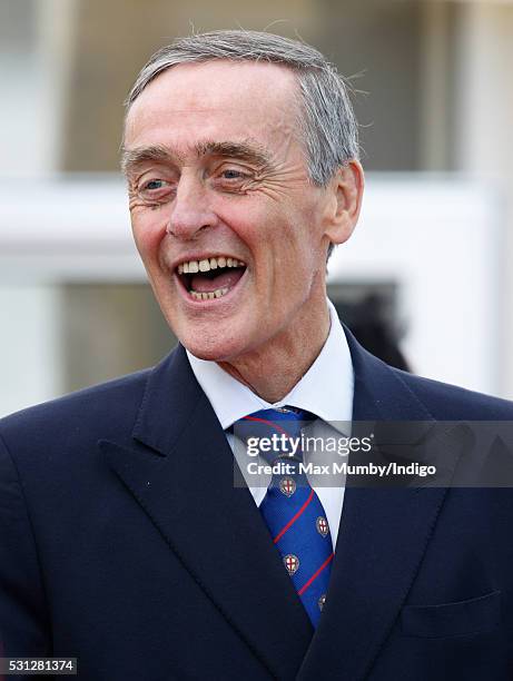 Gerald Grosvenor, Duke of Westminster attends the Royal Windsor Endurance Event on day 3 of the Royal Windsor Horse Show in Windsor Great Park on May...