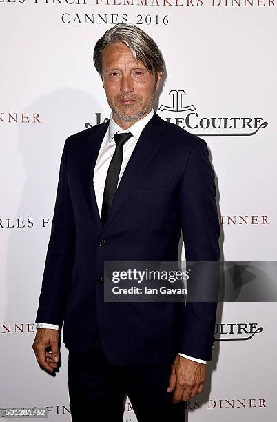 Mads Mikkelsen attends as Charles Finch hosts the 8th Annual Filmmakers Dinner with Jaeger-LeCoultre at Hotel du Cap-Eden-Roc on May 13, 2016 in Cap...