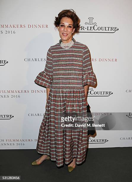 Peggy Siegal attends The 8th Annual Filmmakers Dinner hosted by Charles Finch and Jaeger-LeCoultre at Hotel du Cap-Eden Roc on May 13, 2016 in...