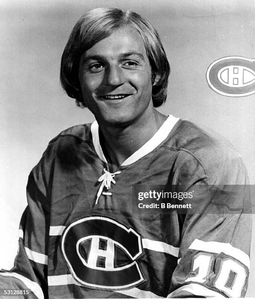 Guy Lafleur of the Montreal Canadiens. BBS Archive Photo And Player Guy Lafleur.