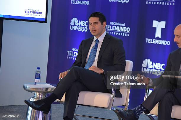 Telemundo & NBC Universo Upfront Press Breakfast -- Pictured: Cesar Conde --