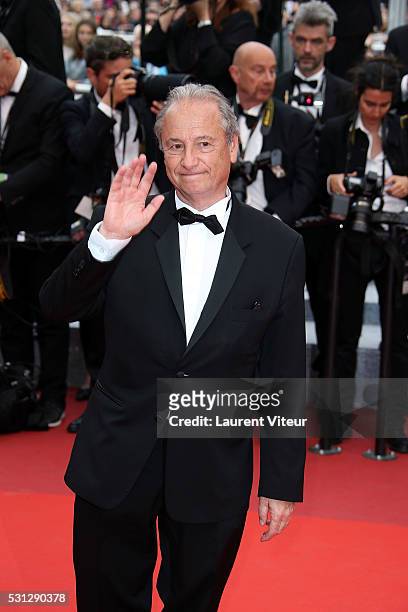 Patrick Braoude attends the 'Slack Bay ' premiere during the 69th annual Cannes Film Festival at the Palais des Festivals on May 13, 2016 in Cannes, .