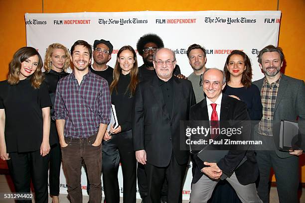 Rose Byrne, Uma Thurma, Justin Long, Bobby Cannavale, Olivia Wilde, Questlove, Salman Rushdie, Jason Sudeikis, Stephen DeRosa, Maya Rudolph and...