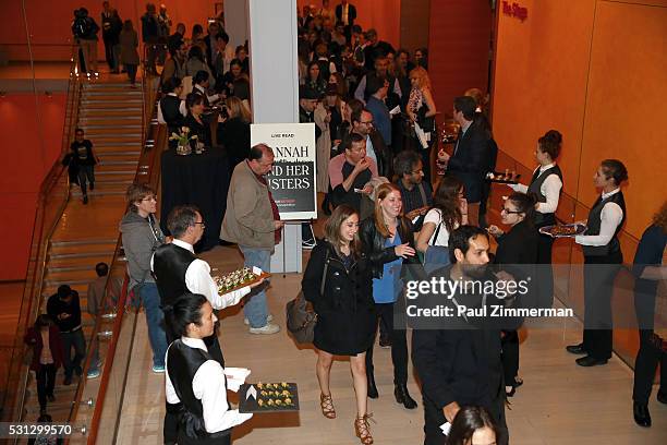 General atmosphere at the after party for Film Independent Presents Live Read Of "Hannah And Her Sisters" at Times Center on May 13, 2016 in New York...
