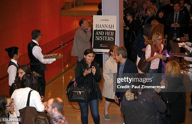 General atmosphere at the after party for Film Independent Presents Live Read Of "Hannah And Her Sisters" at Times Center on May 13, 2016 in New York...