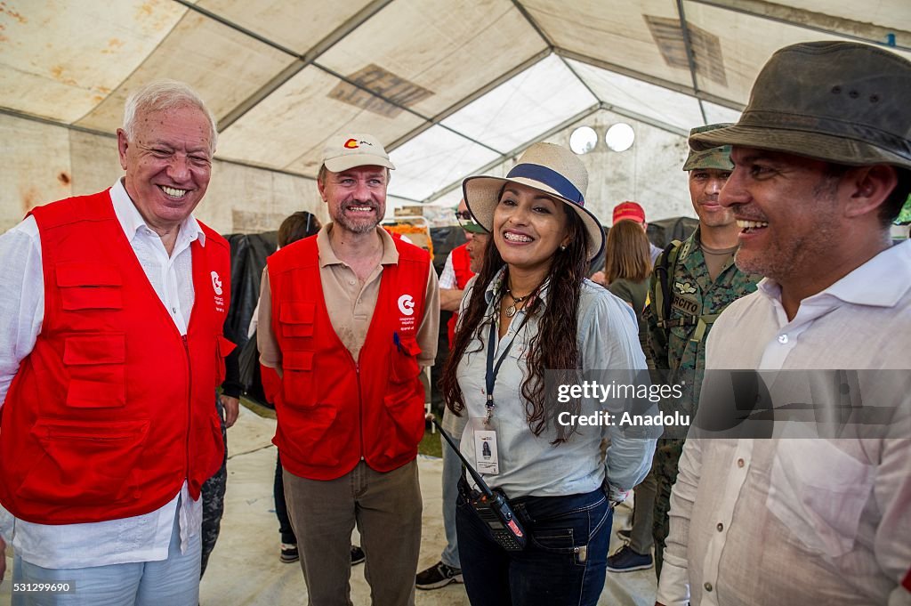Spanish FM Jose Manuel Garcia-Margallo visits Ecuador