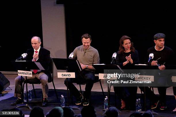 Stephen DeRosa, Jason Sudeikis, Maya Rudolph and Bobby Cannavale perform the reading of "Hannah And Her Sisters" at the Film Independent Presents...