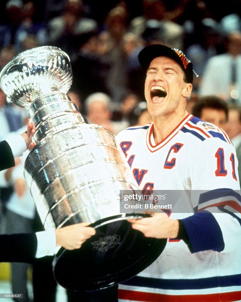 Mark Messier 1993-94 Stanley Cup Celebration...