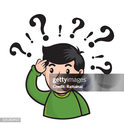 Boy And Question Mark High-Res Vector Graphic - Getty Images