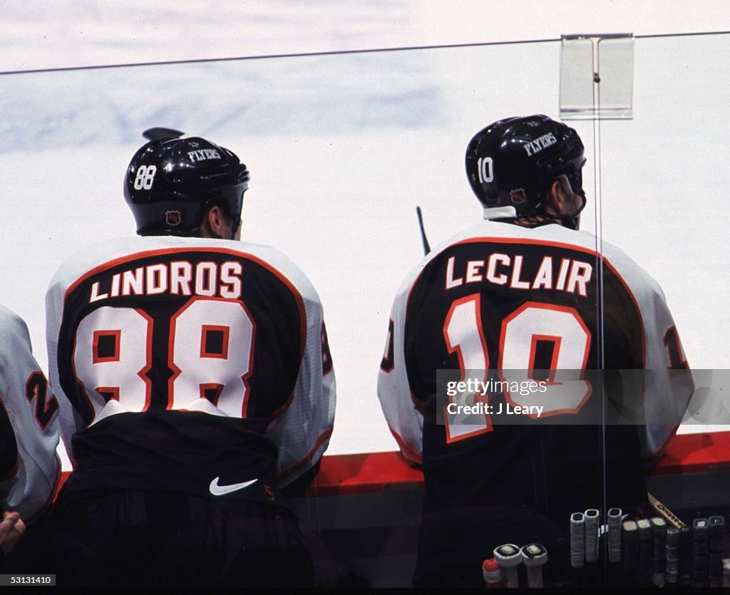 Lindros and LeClair