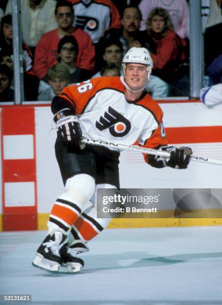 Player Brian Propp of the Philadelphia Flyers And Player Brian Propp.