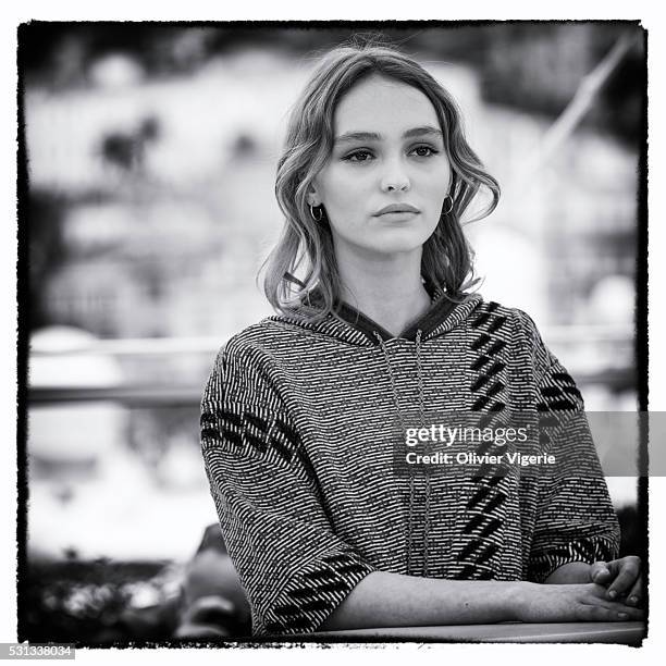 Lily-Rose Depp attends the 'The Dancer ' photocall during the 69th annual Cannes Film Festival at the Palais des Festivals on May 13, 2016 in Cannes,...