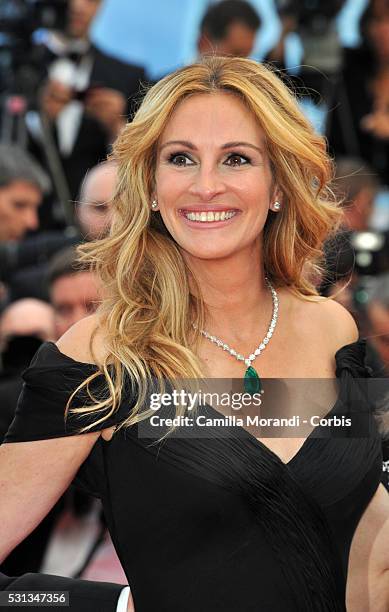 Julia Roberts attends 'Money Monster' Red carpet prior to the 69th annual Cannes Film Festival on May 10, 2016 in Cannes, France.