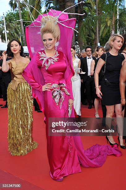 Elena Lenina attends 'Money Monster" Red Carpet prior to the 69th annual Cannes Film Festival on May 12, 2016 in Cannes, France.