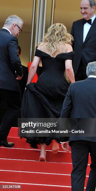 Julia Roberts attends 'Money Monster' Red carpet prior to the 69th annual Cannes Film Festival on May 10, 2016 in Cannes, France.