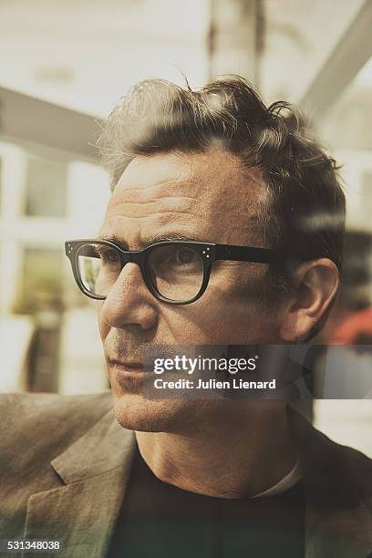 Director Michel Hazanavicius is photographed for Self Assignment on May 13, 2016 in Cannes, France.