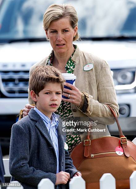 James Viscount Severn and Sophie, Countess of Wessex attend The Royal Windsor Horse Show on May 14, 2016 in Windsor, England.
