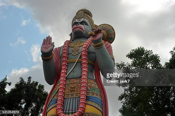 hindu god statue - monkey god stock pictures, royalty-free photos & images