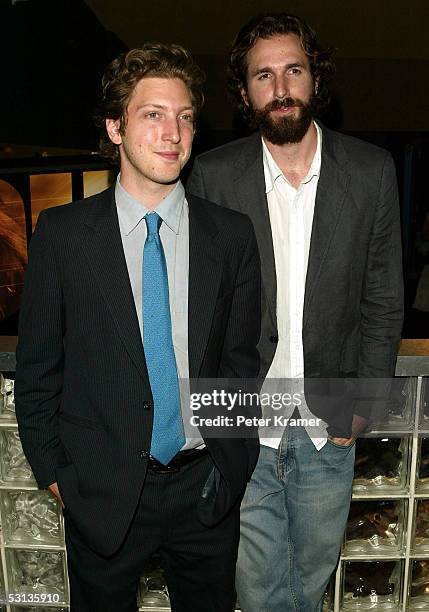 Directors Henry-Alex Rubin and Dana Adam Shapiro attend the premiere of "Murderball" on June 22, 2005 in New York City.