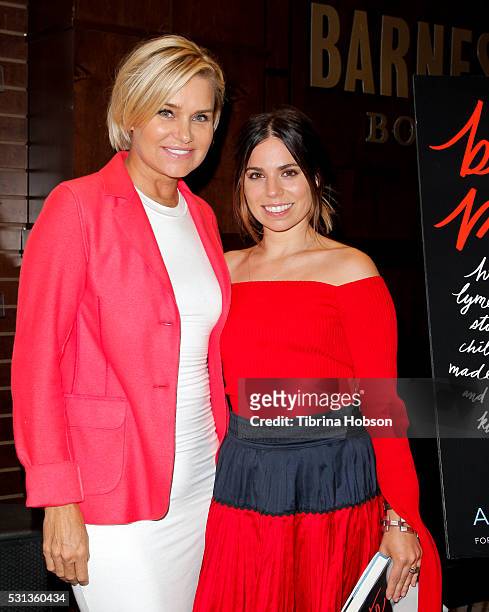 Yolanda Hadid and Ally Hilfiger attend Ally Hilfiger's book signing for 'Bite Me: How Lyme Disease Stole My Childhood, Made Me Crazy, And Almost...