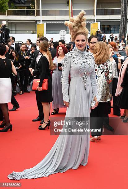 Elena Lenskaya attends "The BFG " premiere during the 69th annual Cannes Film Festival at the Palais des Festivals on May 14, 2016 in Cannes, France.