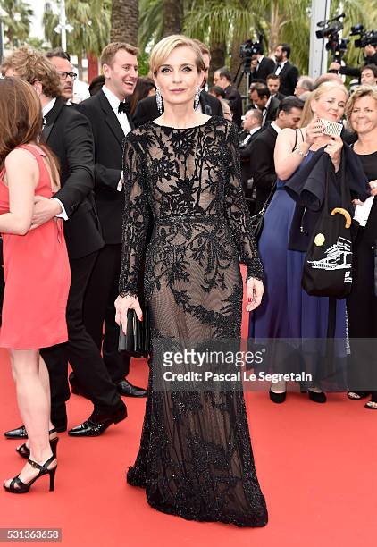 Melita Toscan Du Plantier attends "The BFG " premiere during the 69th annual Cannes Film Festival at the Palais des Festivals on May 14, 2016 in...