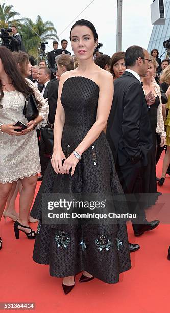 Ulyana Sergeenko attends "The BFG " premiere during the 69th annual Cannes Film Festival at the Palais des Festivals on May 14, 2016 in Cannes,...